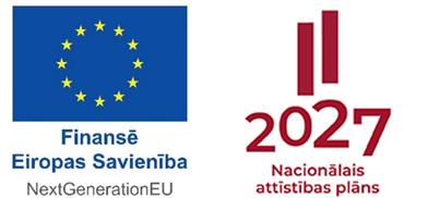 Finansē Eiropas Savienība NextGenerationEU / Nacionālais attīstības plāns 2027
